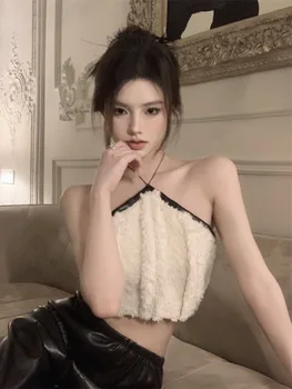 2023 Ropa Mujer Мода Дамско облекло Backlss Секси жилетка Y2k Топ туника лято Корейски Harajuku Camis изрязани върхове женски