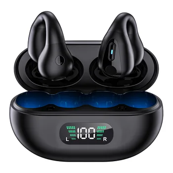 Нова безжична Bluetooth слушалка Висящи ухо частен модел спортни шумопотискащи слушалки висока мощност ухо клип слушалки