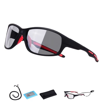 Нов фотохромен поляризиран риболов очила мъже жени шофиране очила езда туризъм слънчеви очила открит спорт поляризирани очила