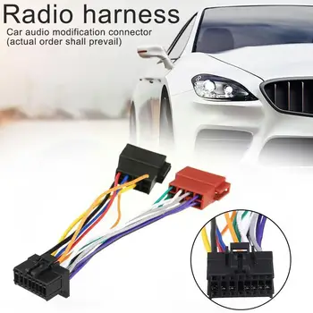Автомобилен стерео радио сноп ISO радио възпроизвеждане щепсел Автоматичен адаптер кабел кабел за кабел O2E8