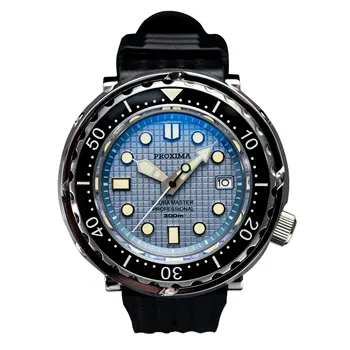 Proxima Men Diver Watch 47MM Tuna Автоматичен механичен ръчен часовник Sport 300M водоустойчив C3 Светлинен сапфир NH35 PT5000 SW200