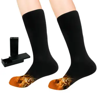 Отопление Чорапи Отопление Термични електрически чорапи Акумулаторни меки зимни термични електрически чорапи за къмпинг на открито Спорт Туризъм
