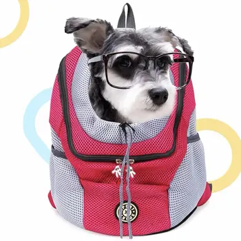Куче превозвач раница домашен любимец куче превозвач преден пакет дишаща главата навън пътуване чанта за пътуване туризъм къмпинг за малък среден куче
