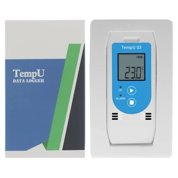 TempU 03 USB термометър хигрометър дървар за многократна употреба с капацитет на записващото устройство 32000 точки RH TEMP Data Logger Записващ метър
