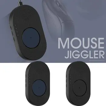 Jiggler Usb Mouse Mouse Movement Simulator с превключвател за включване / изключване за компютърно пробуждане Поддържа Pc Active Mouse Mover Device Y8k8
