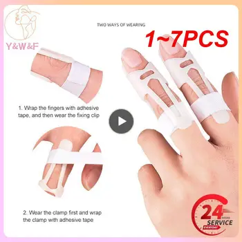 1~7PCS Шини за пръсти Скоба Артрит Коректор на ставите Поддръжка на пръсти Фиксирана преса за изправяне на пръсти Ортопедична корекция