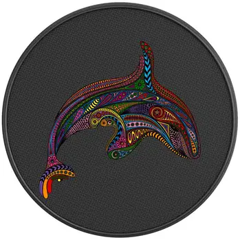 Colorful Killer Whale Girl Tire Cover-Fits Wrangler, Ford Bronco, RV, Camper, Trailer & Any SUV