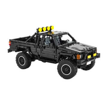 Gobricks MOC Завръщане в бъдещето Играчки за камиони Строителни блокове Модел 4x4 SR5 Xtracab камион / Hilux пикап тухли играчки за деца подаръци