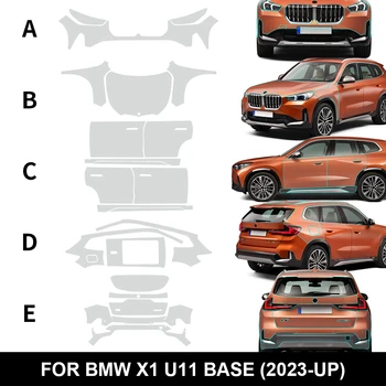 AIRSPEED Предварително изрязано фолио за защита на автомобилна боя за BMW X1 Base U11 2023 PPF Clear Kit Аксесоари Прозрачно тяло TPU Против надраскване
