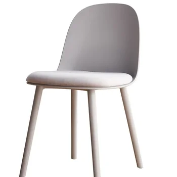 Пластмасови модерни столове за хранене Луксозни ултралеки скандинавски столове за хранене Мебели за кухня