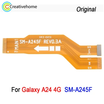 Оригинален LCD Flex кабел за Samsung Galaxy A24 4G SM-A245F дънна платка към LCD кабел за свързване резервна част