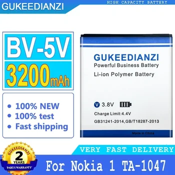 GUKEEDIANZI батерия BV-5V за Nokia 1 за Nokia1 TA-1047, Big Power батерия, 3200mAh