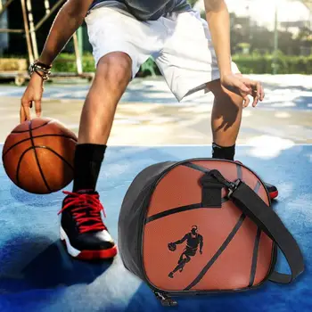 Водоустойчива спортна чанта за носене с цип джоб за съхранение Лека футболна волейболна ръгби спортна чанта за носене