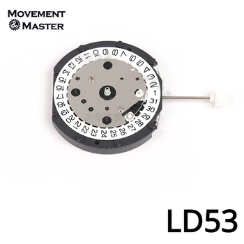 Китай LD53 движение 6Hands кварцов движение 3.6.9 малки секунди чисто нов часовник Mouvement резервни части