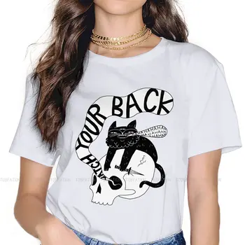 Гледайте гърба си Дамска тениска Meme Design Girls Tees Harajuku O-образно деколте Graphic Tshirt 5XL Loose Fashion