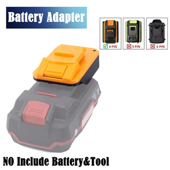 Адаптер за конвертор на батерии за литиево-йонна батерия Lidl Parkside X20V към акумулаторен инструмент Worx 20V 4PIN (батериите не са включени)