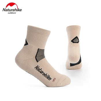 Naturehike Изпотяване Фитнес Чорапи с прав ъгъл Външни COOLMAX Удобни дишащи спортни чорапи