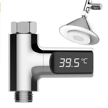 Кухня за баня LED точност на температурата на водата с цифров измервател на температурата на водата Инструмент за измерване на температурата на сребърната вода