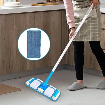 Microfiber моп подложки за многократна употреба домакински етаж почистване главата подмяна мопове миене етаж мокро/химическо чистене подложка четка за дома