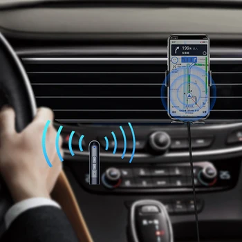  Bluetooth адаптер за кола AUX аудио адаптер мини безжичен Bluetooth 5.0 приемник автомобилни аудио аксесоари