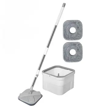 Spin Mop система за почистване на пода Домакински почистващи консумативи Предене моп и кофа с Wringer комплект за почистване на пода