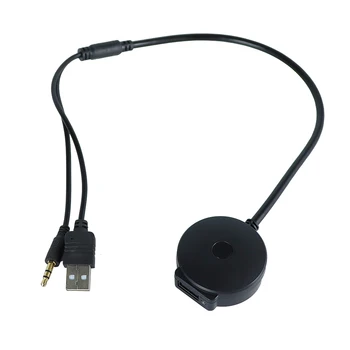 1PC Приемник за безжичен Bluetooth модул за кола AUX 3.5 mm жак & USB музикален адаптер AUX кабел за BMW Mini Cooper Kit #FD6260