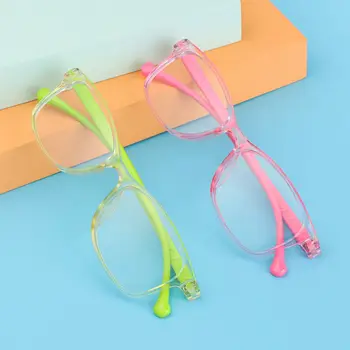 Мода Онлайн класове Компютърна защита на очите Ултра лека рамка Детски очила Анти-синя светлина Удобни очила