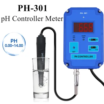 PH-301 2 In 1 PH &ORP контролер WiFi PH метър BNC сменяема сонда Тестер за качество на водата за хидропоника, аквариум 110V / 220V