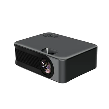 Мини проектор Интелигентна домашна поддръжка 1080P Smart TV WIFI Портативен проектор за домашно кино Синхронен проектор за мобилен телефон -EU Plug