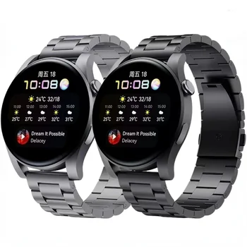  20mm / 22mm каишка от титанова сплав за Samsung Galaxy Watch 3 / 4 / 5 / 6 / Gear S3 Huawei Watch 4 GT 2 гривна от неръждаема стомана Amazfit GTR