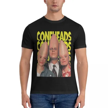 Coneheads Класическа тениска обикновена бяла тениска мъже Къса тениска графична тениска мъжки тениски с къс ръкав