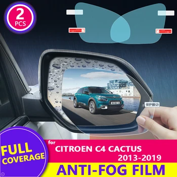 Rain филм покритие огледало за обратно виждане ясно анти-мъгла дъждоустойчив за Citroen C4 кактус 2013 ~ 2019 2018 стикери аксесоари за кола стоки