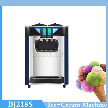 Електрическа машина за сладолед с голям капацитет с 3 вкуса Домашна машина за замразено кисело мляко