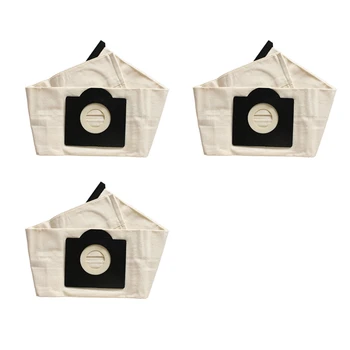 3X миещи се филтърни торби за Karcher WD3 Premiu Прахосмукачка чанта Proscenic вакуум част