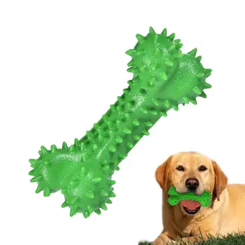 Играчки за домашни любимци Дъвчете скърцащи гумени играчки Смешни трънски кости Форма Молар Дъвчете играчки за кучета Интерактивно обучение Почистване на зъби