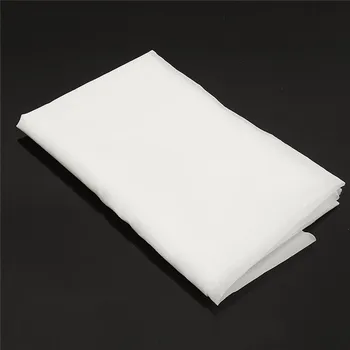 бял найлонов филтрационен лист, кърпа за воден и маслен филтър, части за прахосмукачки, трайно качество, 200 Mesh, 1m x 1m, 40 инча