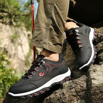 Мъже Леки маратонки Ежедневни вулканизирани обувки Външни обувки за катерене за мъже Мъжка противоплъзгаща мъжка обувка Sapato Masculino