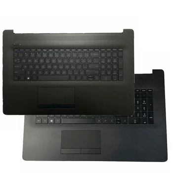 US Клавиатура с подсветка на лаптоп За HP Pavilion 17-BY 17-CA с подложка за длан Горен капак на тъчпада
