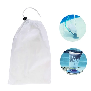 2Pack плувен басейн филтър чанти прах петна листа колекция фини мрежести чанти вътрешен открит плувен басейн почистване комплект