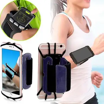 Китка лента чанта стабилна и надеждна бягане и фитнес 2 опции телефон притежателя открит забавление регулируеми спортни ръка чанта