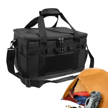 Голяма чанта за пътуване 30L прибор чанта организатор 600D Оксфорд кърпа пикник чанта багажник организатор пикник къмпинг организатор износоустойчив