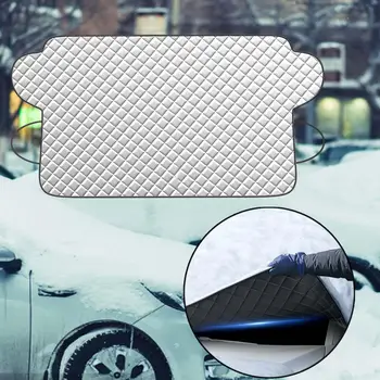Зимна кола предно стъкло снежна покривка многофункционална преносима устойчива на температура 145x108cm защита от четири сезона слънцезащита