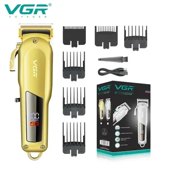 VGR машинка за подстригване на коса за мъже машина за рязане на коса тример за брада професионална акумулаторна акумулаторна машина за подстригване V-278