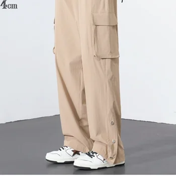 Мъже Пролетни есенни панталони Памучни работни панталони Мъжки карго панталони Модно облекло Военни панталони Мулти-джобове Армейски панталони A24
