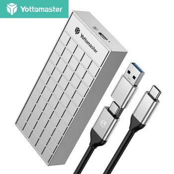 Yottamaster 40Gbps NVMe корпус тип C M2 SSD случай Thunderbolt 4 / USB4 външен твърд диск само поддръжка 2280 SSD M ключ
