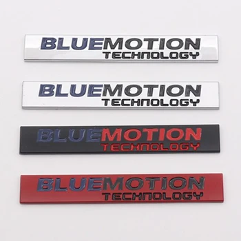 3d Метално лого на Bluemotion Емблема на предната решетка на автомобила Значка за багажника за VW Golf 7 6 Polo 9n3 Passat B8 CC Bluemotion стикер аксесоари