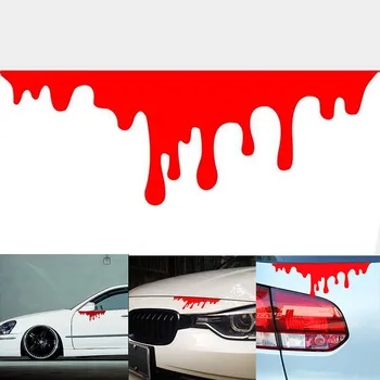 Нов дизайн Кървави автомобилни стикери Светлоотразителни стикери за кола Заден преден стикер за фарове Прозорец на вратата Стикер за тяло на кола