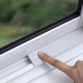  PE / памук пластмасова стомана прозорец запечатване лента прахоустойчив ветроупорен плъзгащи прозорец уплътнителна лента безшумен Cuttable