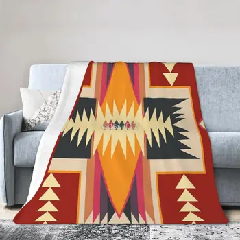 Navajo Design Осем Ултра-меко микро руно одеяло