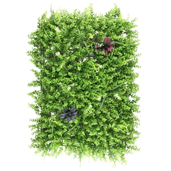 60X40cm изкуствена ливада изкуствена трева стена панел за сватба или декорация на дома - 2